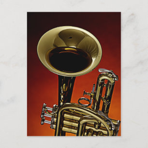 Trumpet Postcard mit Trumpet Foregon Postkarte