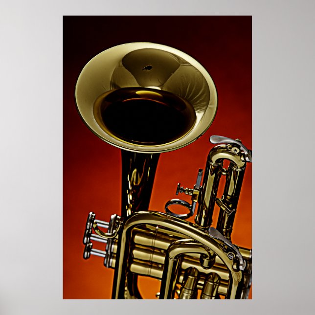 Trumpet-Poster-Bild eines Trumpeten Poster (Vorne)