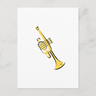 Trumpet Postkarte