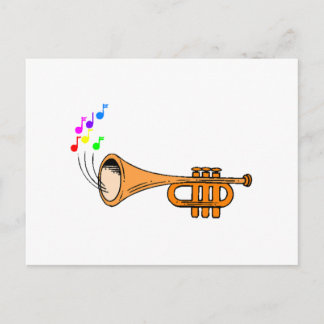 Trumpet Postkarte