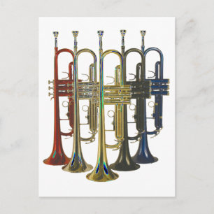 Trumpet Postkarte