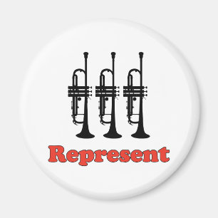 Trumpet Repräsentation Magnet