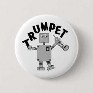 Trumpet Robot Text Button