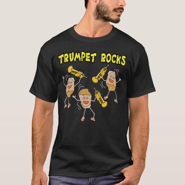 Trumpet Rocks T-Shirt (Vorderseite)