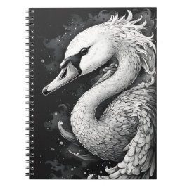 "Trumpet the Swan" Seitenblick Spiralblock Notizblock