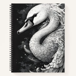 Trumpet the Swan - Side Glance Spiral Notebook Notizbuch