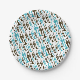 Trumpet Themed Pappteller