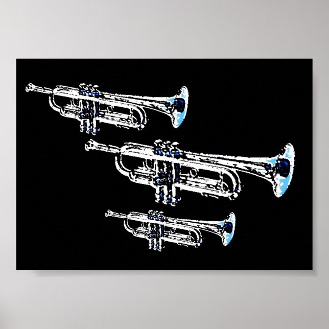 Trumpet Trio Poster (Vorne)