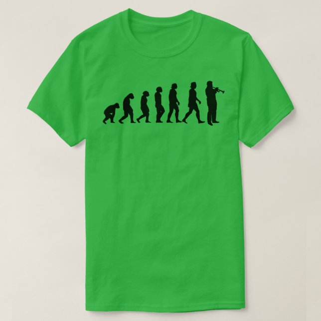 Trumpet Trumpet Player Evolution T-Shirt (Design vorne)