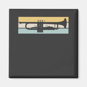Trumpet Vintag Magnet