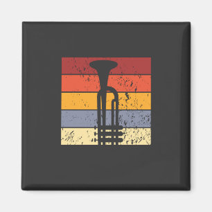 Trumpet Vintag Magnet