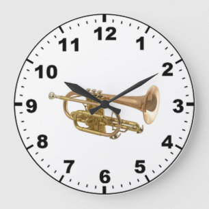 "Trumpet"-Wanduhren Große Wanduhr