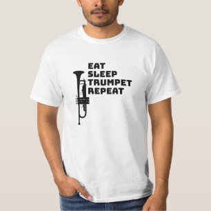 Trumpet - Wiederholen Sie den Schlaf-Trumpet T-Shirt