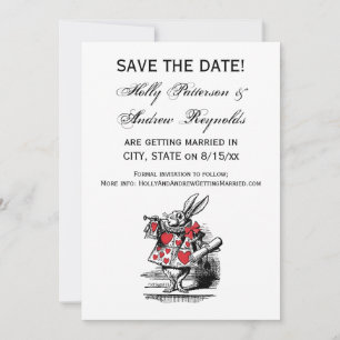 Trumpeter-Alice im Wunderland Save The Date