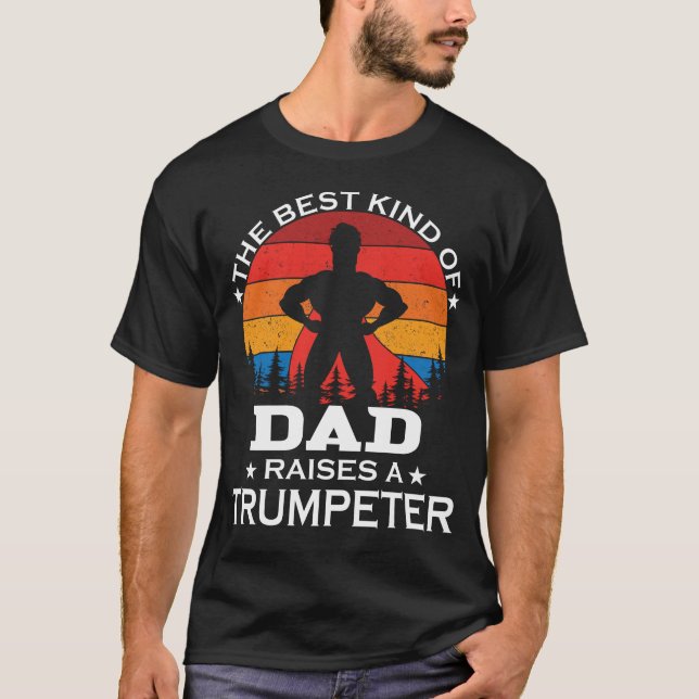 Trumpeter Best Art von Vater T-Shirt (Vorderseite)