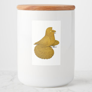 Trumpeter Pigeon Yellow Lebensmitteletikett