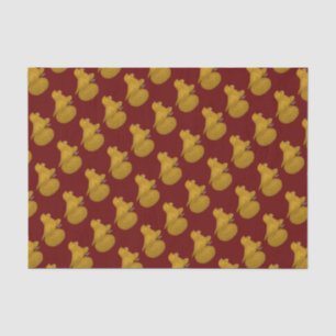 Trumpeter Pigeon Yellow Seidenpapier