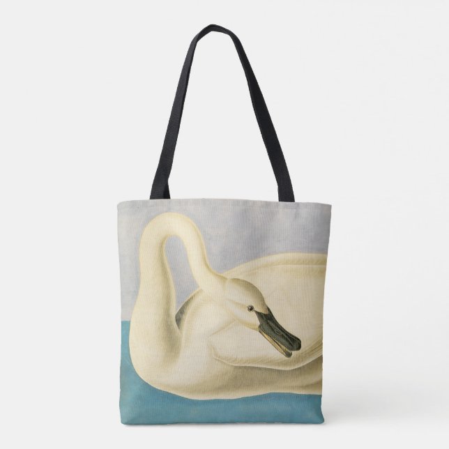 Trumpeter Swan von John James Audubon, Vintager Bi (Rückseite)