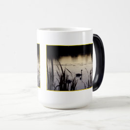 Trumpeter Swans in der Dusk Morphing Tasse