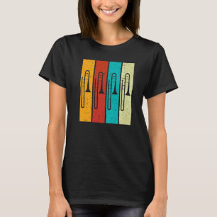 Trumpeter Trumpet Player Marching Band Retro Trump T-Shirt