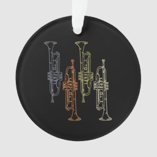 Trumpets Vintag Ornament