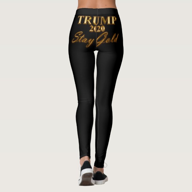 TRUMPF 2020 - Bleibe Sie Gold Leggings (Rückseite)