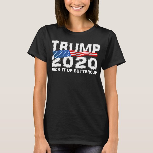 TRUMPF 2020 sind zum Kotzen es herauf Butterblume T-Shirt (Vorderseite)