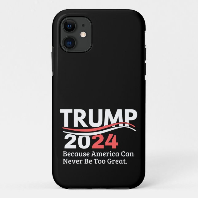 Trumpf 2024 Case-Mate iPhone hülle (Rückseite)