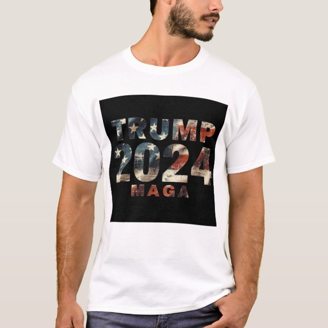 Trumpf 2024 Maga T-Shirt (Vorderseite)