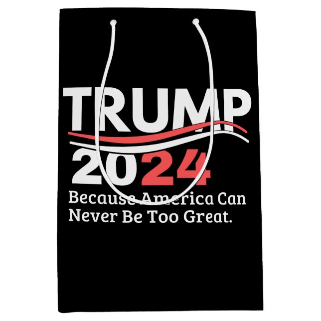 Trumpf 2024 mittlere geschenktüte (Vorderseite)