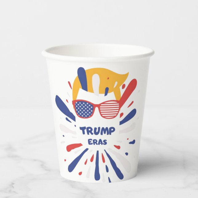 Trumpf-Abstimmung Pappbecher (Vorderseite)