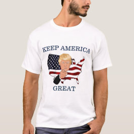 Trumpf, behalten Amerika groß T-Shirt