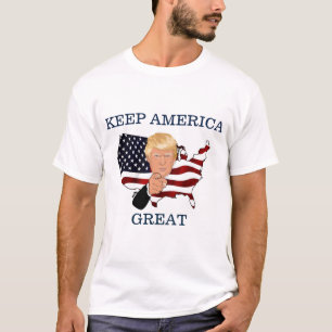 Trumpf, behalten Amerika groß T-Shirt