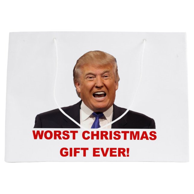 Trumpf, das schlechteste Weihnachtsgeschenk Große Geschenktüte (Vorderseite)