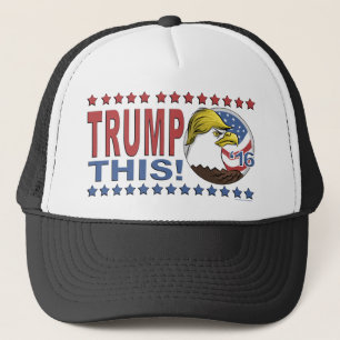Trumpf dieser nicht so Weißkopfseeadler Truckerkappe