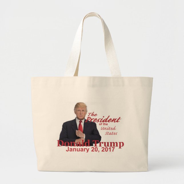 TRUMPF Einweihungs-Tasche Jumbo Stoffbeutel (Vorne)