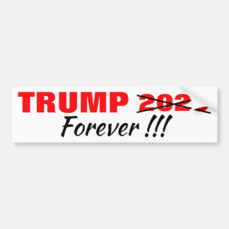 TRUMPF FÜR IMMER!!! AUTOAUFKLEBER 2020