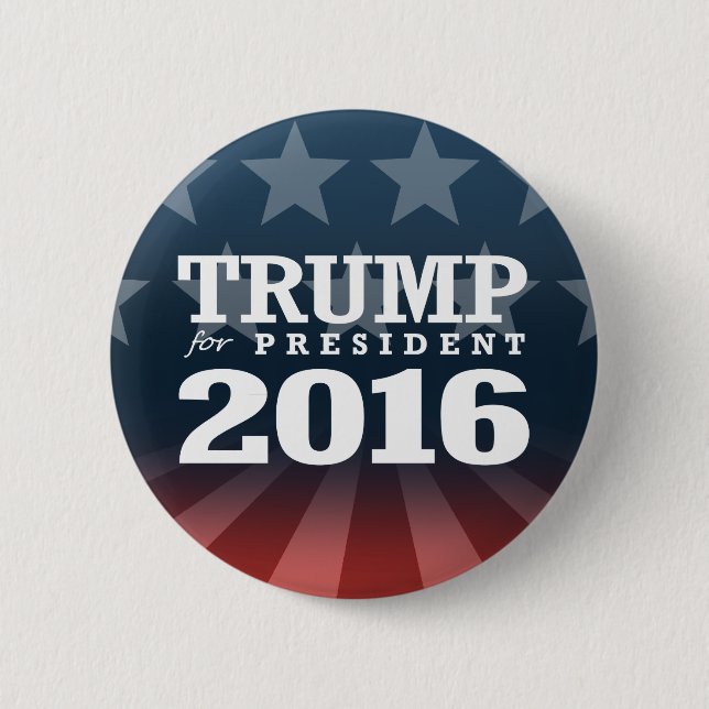 TRUMPF FÜR PRÄSIDENTEN 2016 BUTTON (Vorderseite)