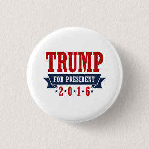 Trumpf für Präsidenten 2016 zugelassenes Band Button