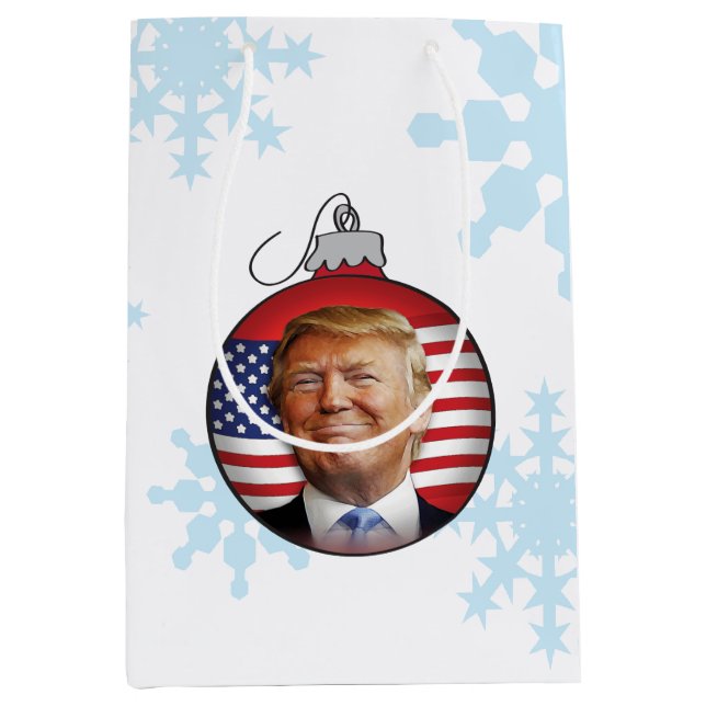 Trumpf für Weihnachten Mittlere Geschenktüte (Vorderseite)