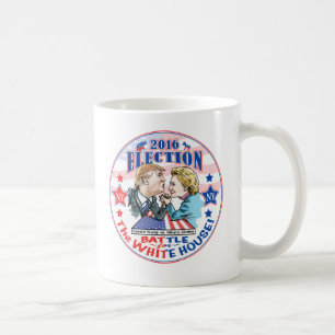 Trumpf gegen Hillary 2016 Tasse