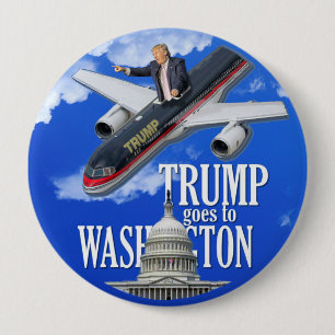 Trumpf geht nach Washington Button