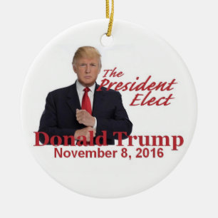 TRUMPF gewählter Präsident 2016 Keramikornament