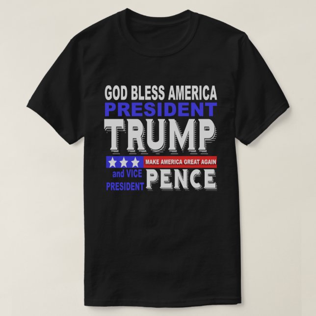 Trumpf gewann die Wahl! Feier-T-Shirt T-Shirt (Design vorne)