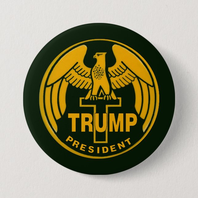 Trumpf-Gold Eagle Button (Vorderseite)