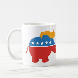 Trumpf GOP-Elefant Kaffeetasse