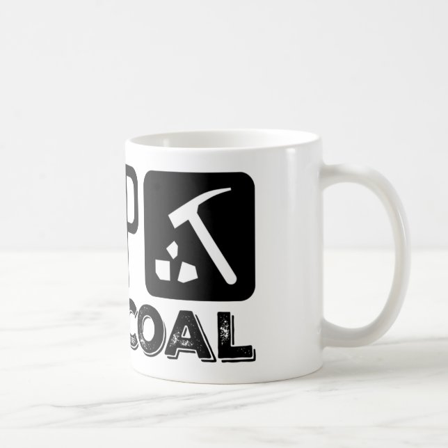 Trumpf gräbt Kohle - Trumpf 2020 Tasse (Rechts)