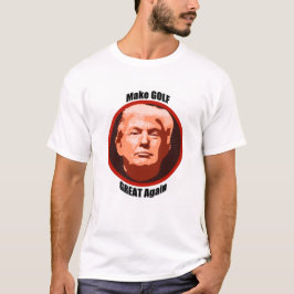 Trumpf-großes Golf T-Shirt