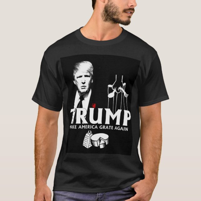 Trumpf: Lassen Sie Amerika wieder zerreiben T-Shirt (Vorderseite)