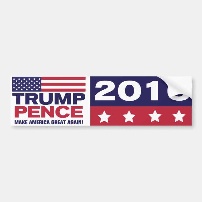 Trumpf-/Pennys-Autoaufkleber 2016 Autoaufkleber (Vorne)